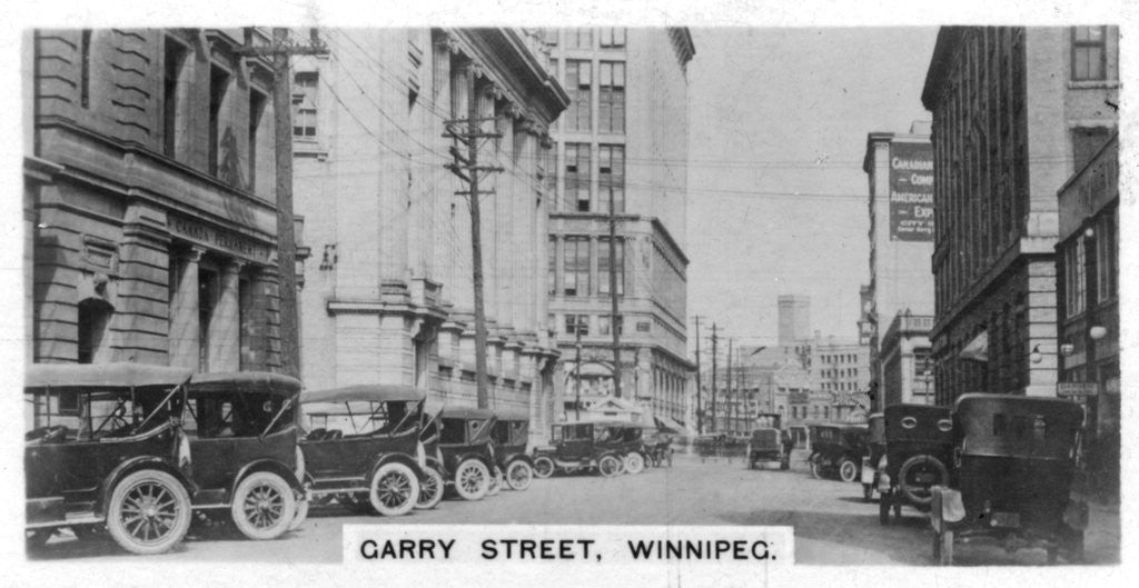 Detail of Garry Street, Winnipeg, Manitoba, Canada by Anonymous