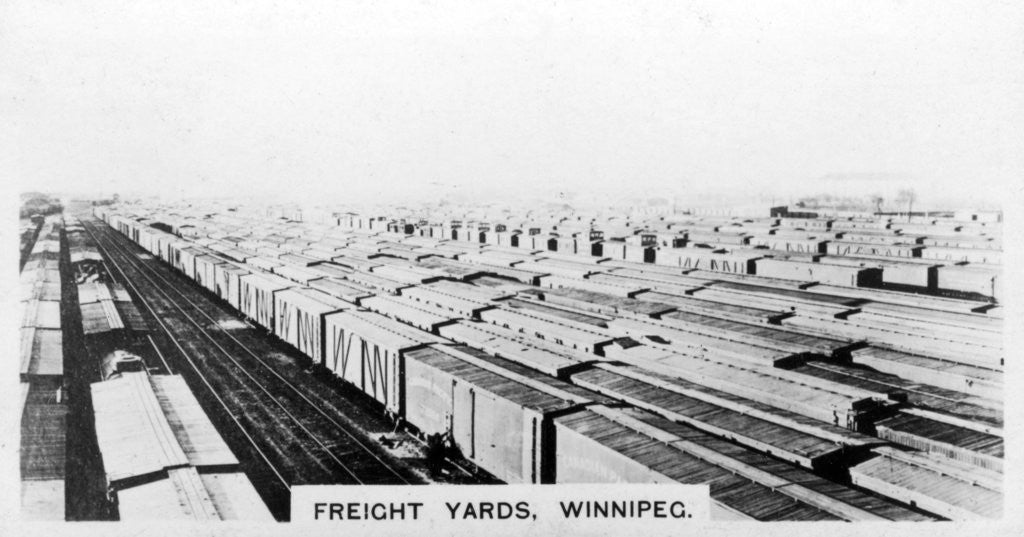 Detail of Freight yards, Winnipeg, Manitoba, Canada by Anonymous