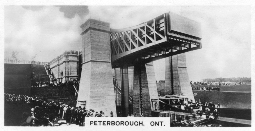 Detail of The Peterborough Lift Lock, Ontario, Canada by Anonymous