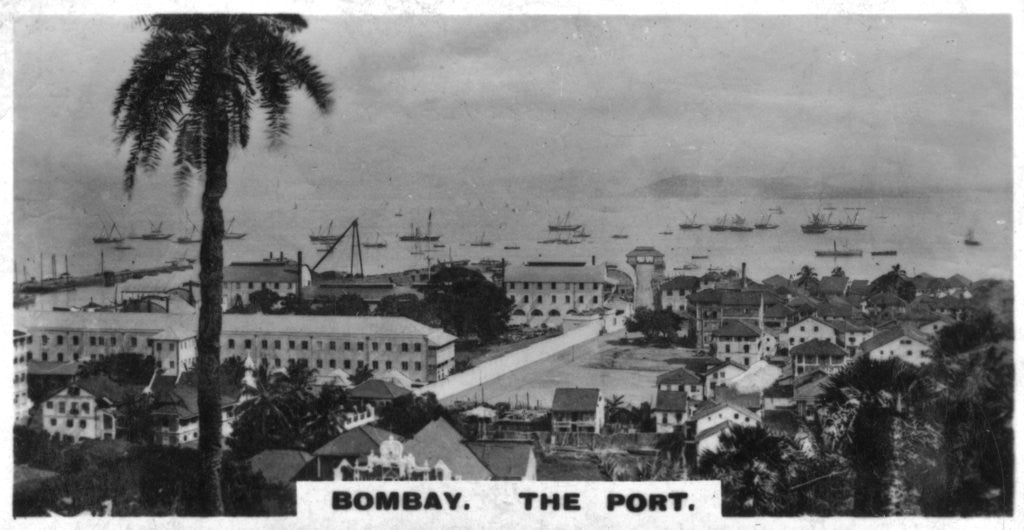 Detail of The port, Bombay, India by Anonymous