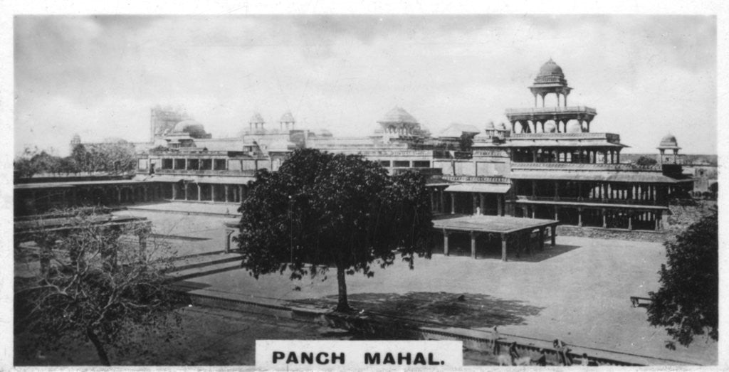 Detail of Panch Mahal, Fatehpur Sikri, Agra, India by Anonymous