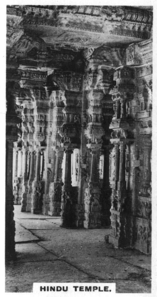 Detail of Hindu Temple, Vijayanagar, India by Anonymous