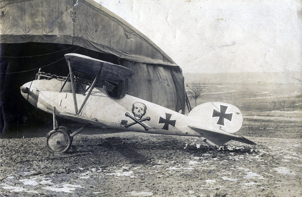 Detail of German Albatros DV, Souilly, France by Anonymous