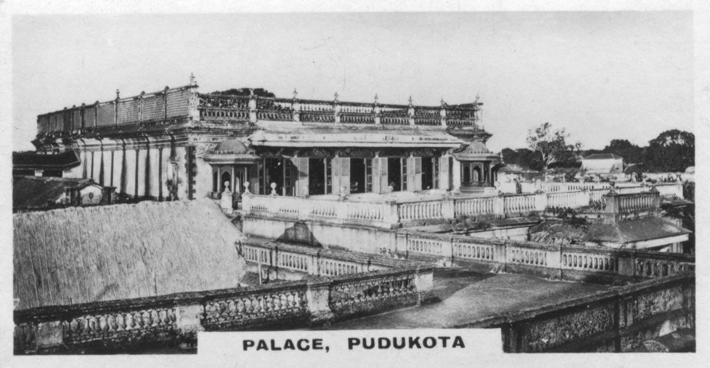 Detail of Palace, Pudukottai, Tamil Nadu, India by Anonymous