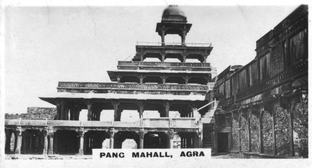 Detail of Panch Mahal, Fatehpur Sikri, Agra, India by Anonymous
