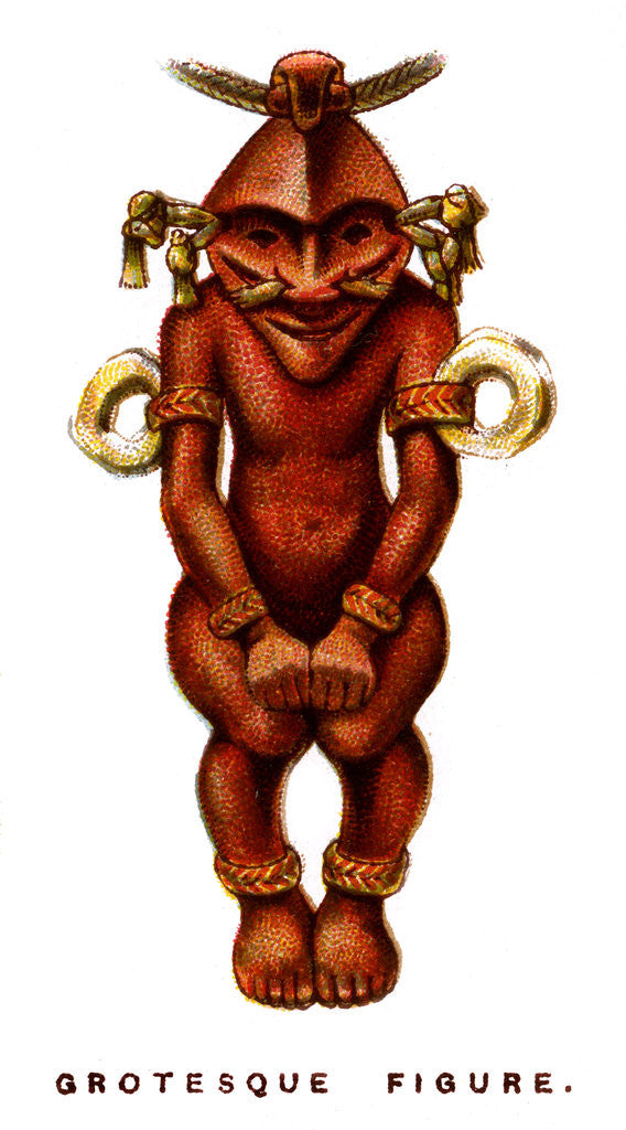 Detail of Grotesque Figure by Anonymous