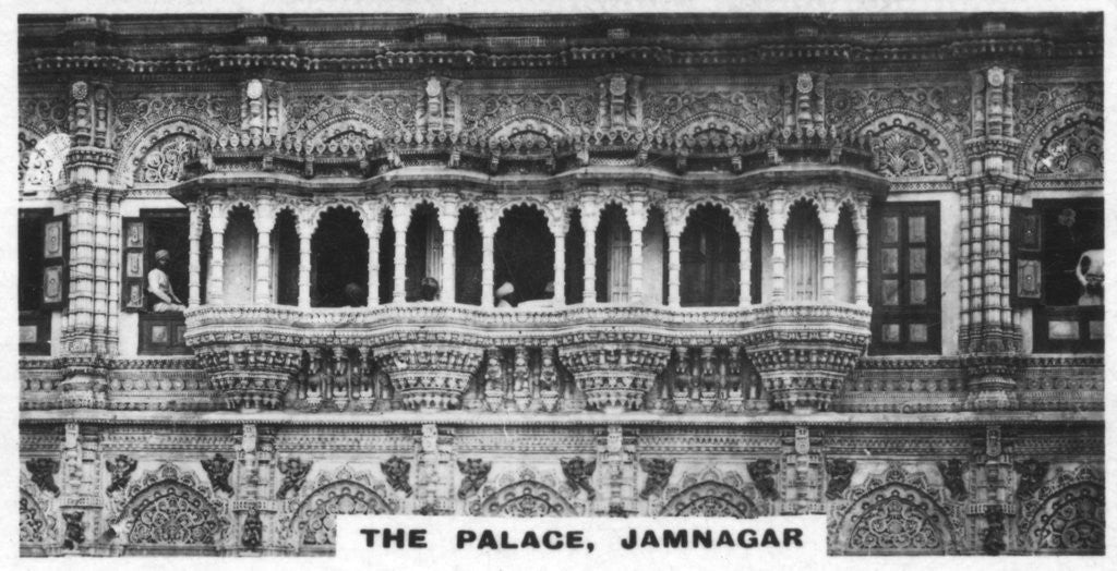 Detail of The palace, Jamnagar, India by Anonymous