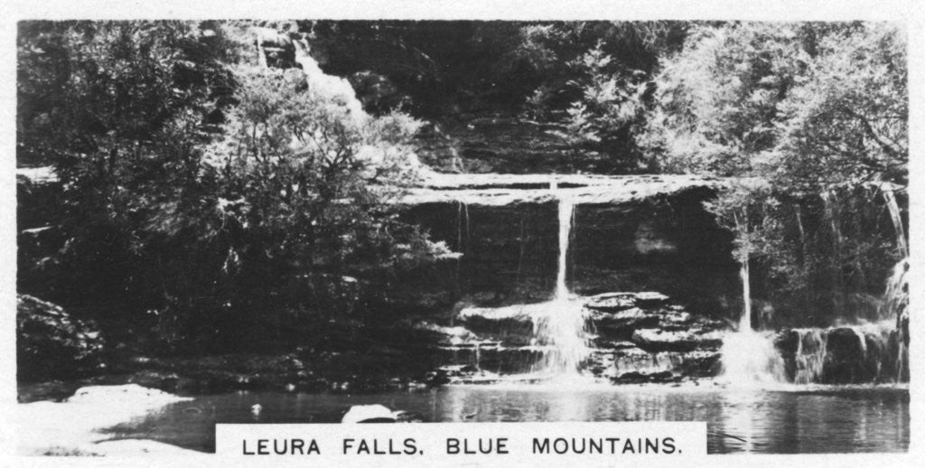 Detail of Leura Falls, Blue Mountains, Australia by Anonymous