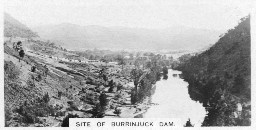 Detail of Site of the Burrinjuck Dam, New South Wales, Australia by Anonymous
