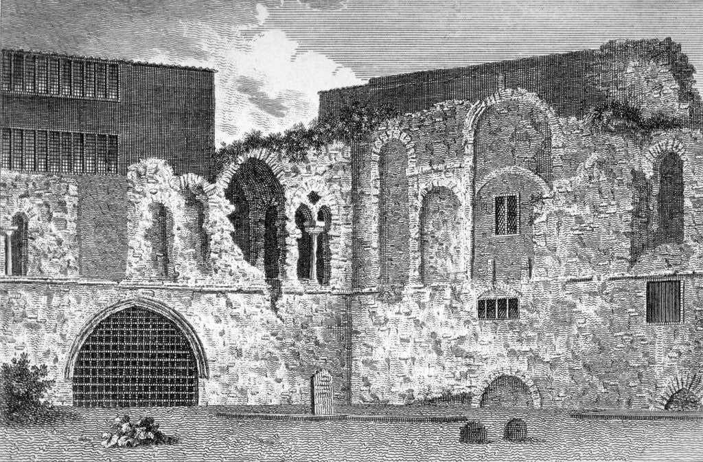 Ruins of the south transept, Church of St Bartholomew-the-Great, Smithfield, City of London by Anonymous