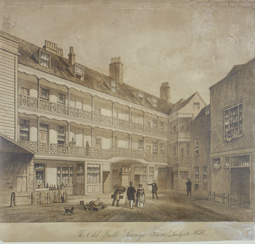 Belle Sauvage Inn, Belle Sauvage Yard, Ludgate Hill, City of London by Anonymous