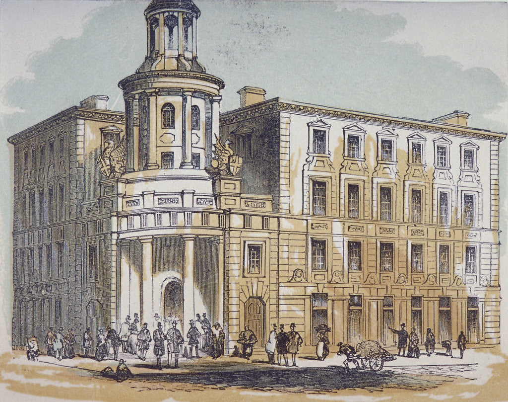 Detail of View of the New Coal Exchange in Lower Thames Street, City of London by Anonymous