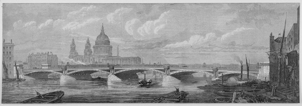 Detail of Blackfriars Bridge, London by Anonymous