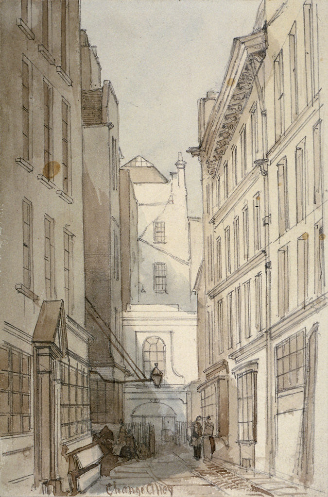 Change Alley, City of London by Thomas Colman Dibdin