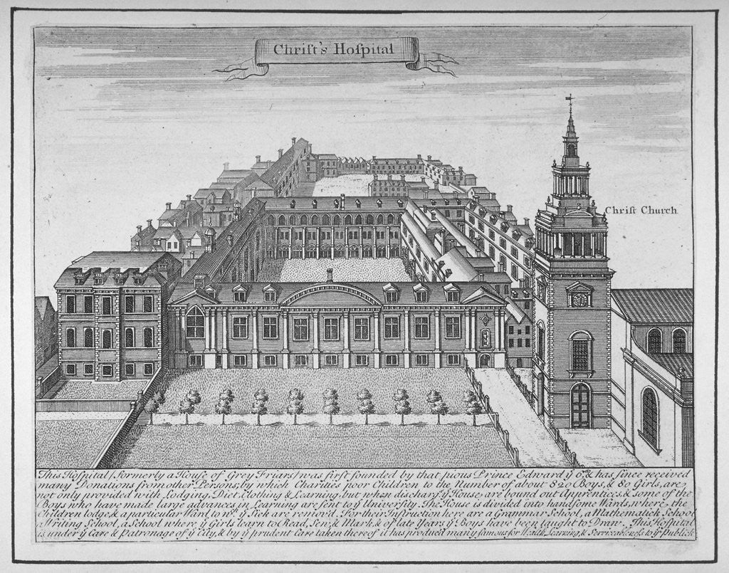 Christ's Hospital, City of London by Anonymous