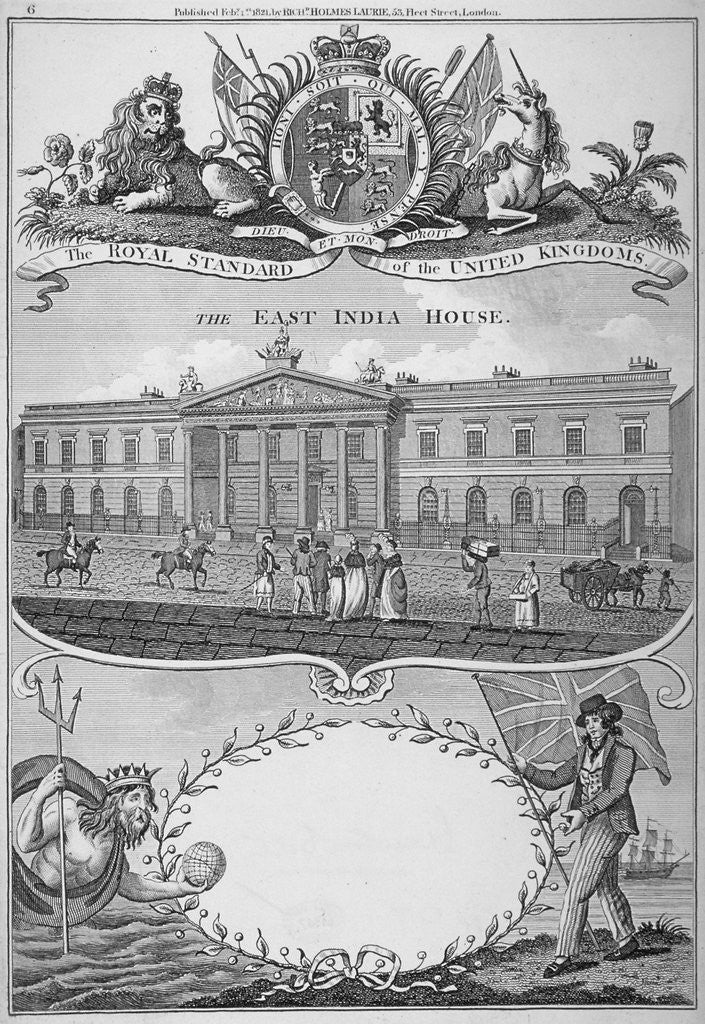 East India House, Leadenhall Street, City of London by Anonymous