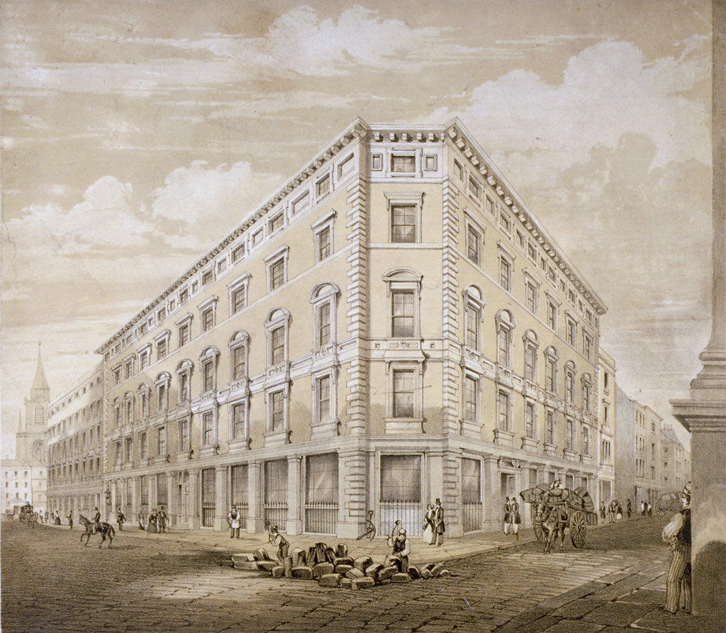 Detail of Gresham Street, City of London by Martin & Hood