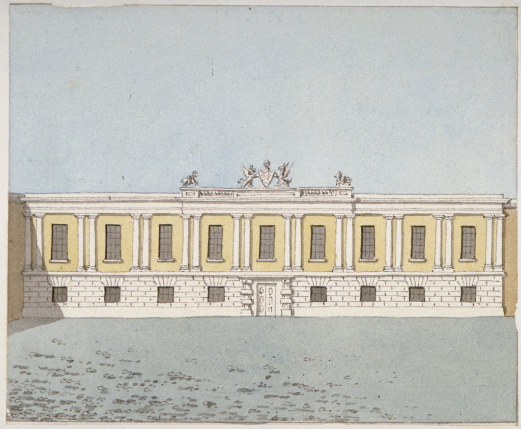 Detail of Front view of Grocers' Hall, City of London by Anonymous