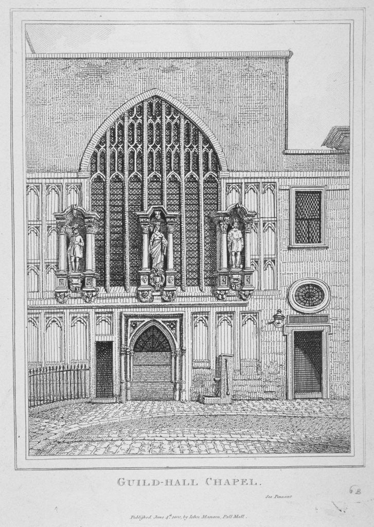 Guildhall Chapel, City of London by Anonymous