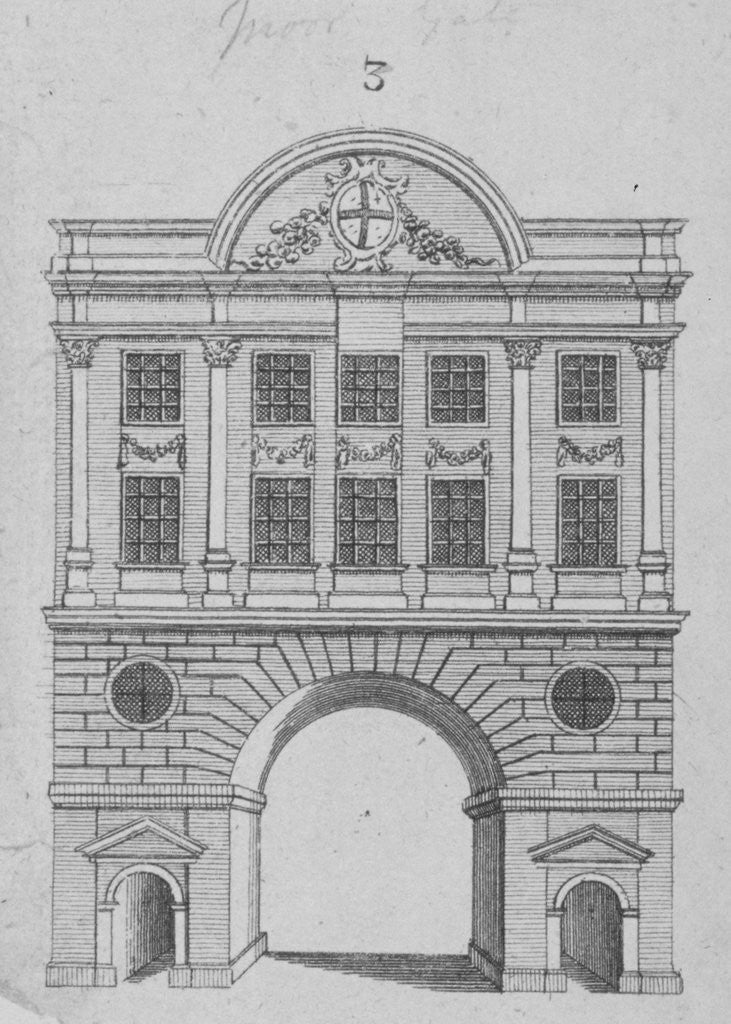 Detail of Moorgate, City of London by Anonymous