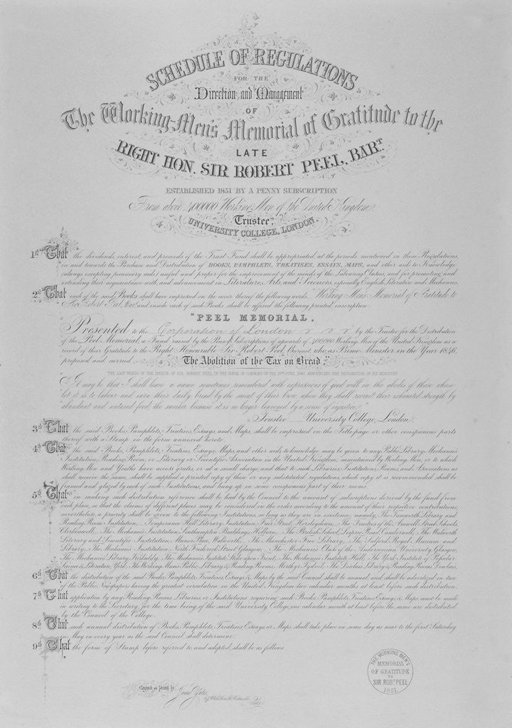 Detail of Abolotion of bread tax by James Yates