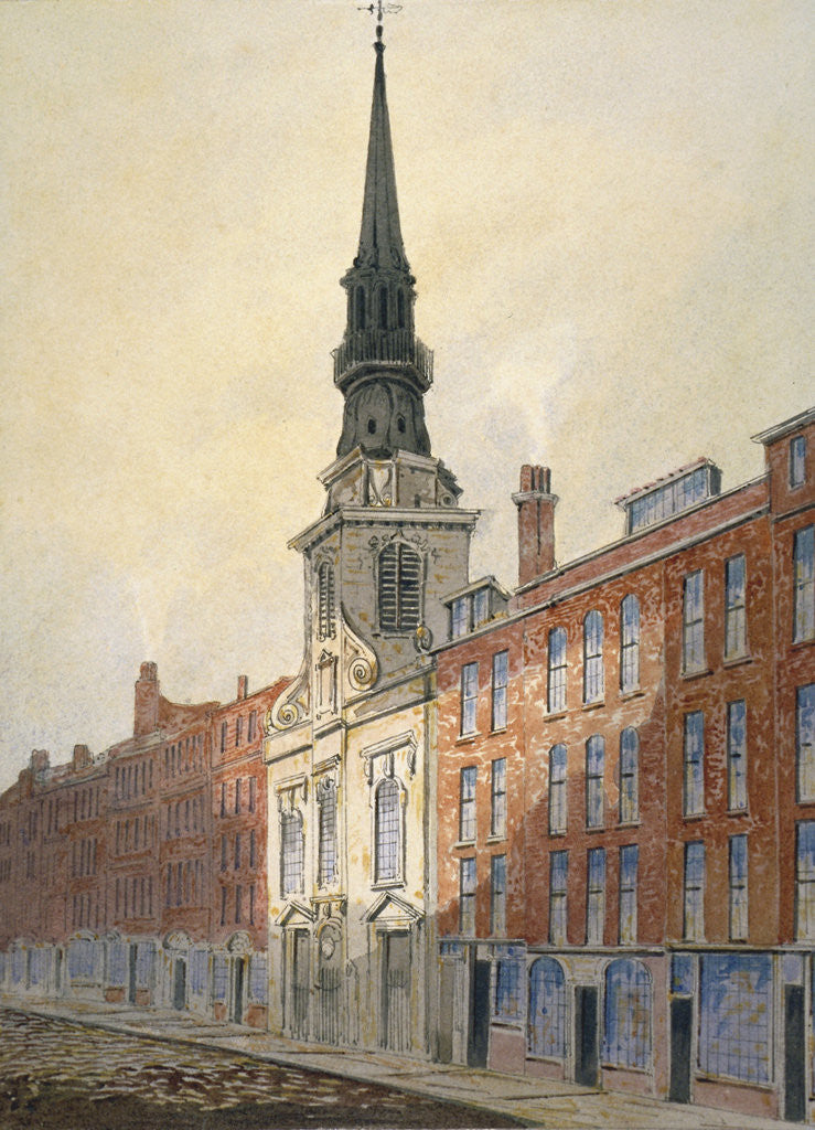 Church of St Martin within Ludgate and Ludgate Hill, City of London by William Pearson