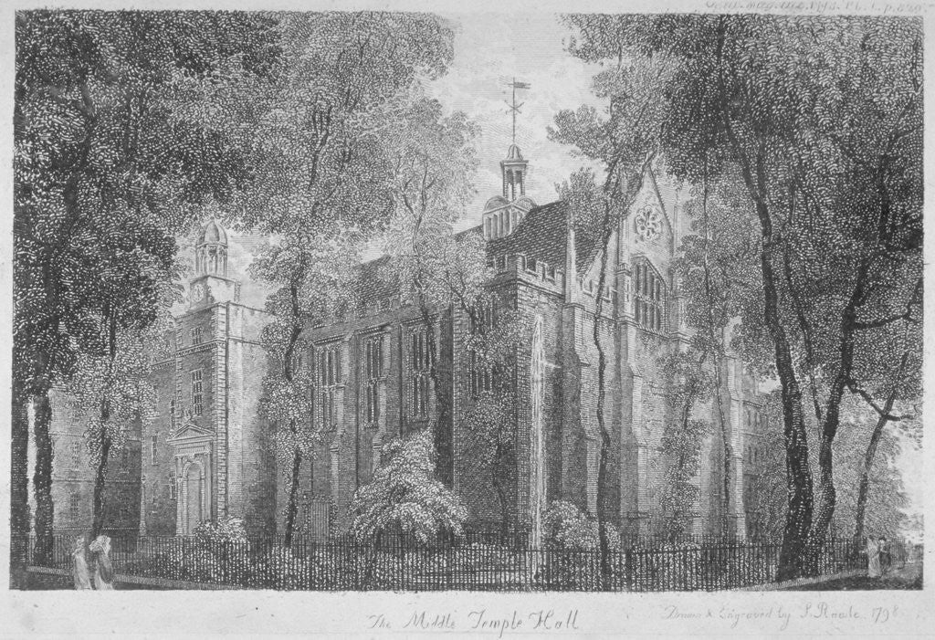 Detail of Middle Temple Hall, Middle Temple, City of London by Samuel Rawle