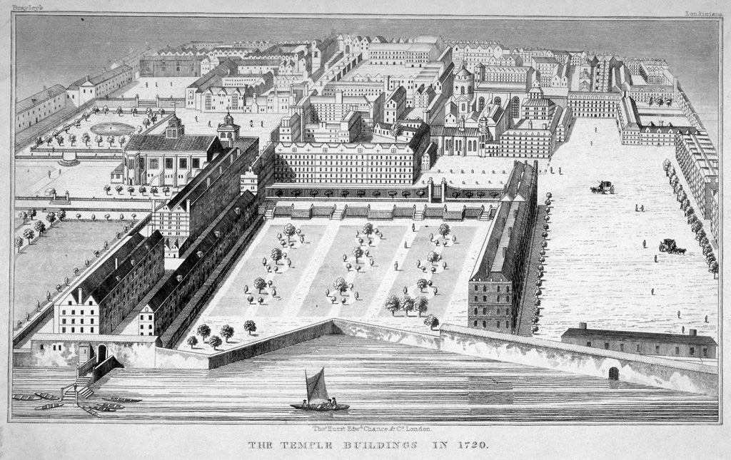 Inner and Middle Temple, City of London by Anonymous