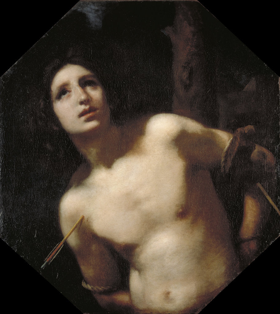 Detail of St Sebastian by Francesco Furini