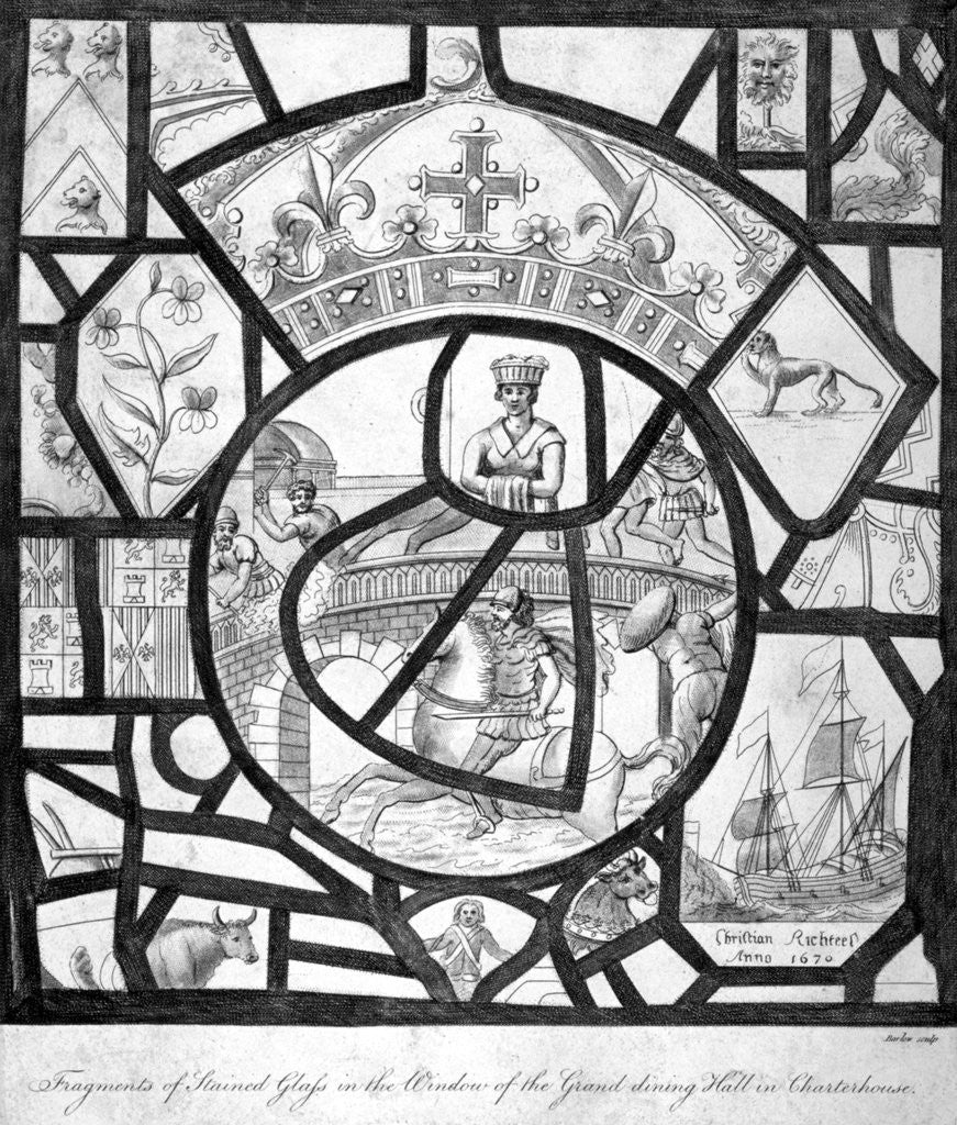 Detail of Window at Charterhouse, Finsbury, London by John Barlow