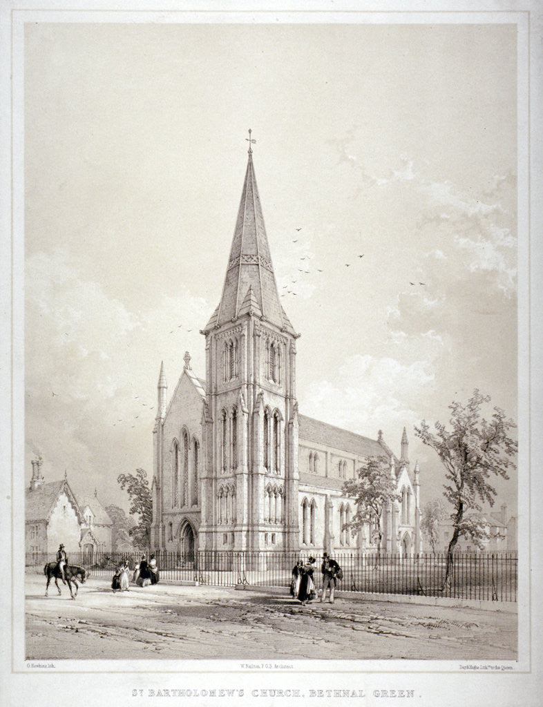 Church of St Bartholomew, Coventry Street, Bethnal Green, London by George Hawkins