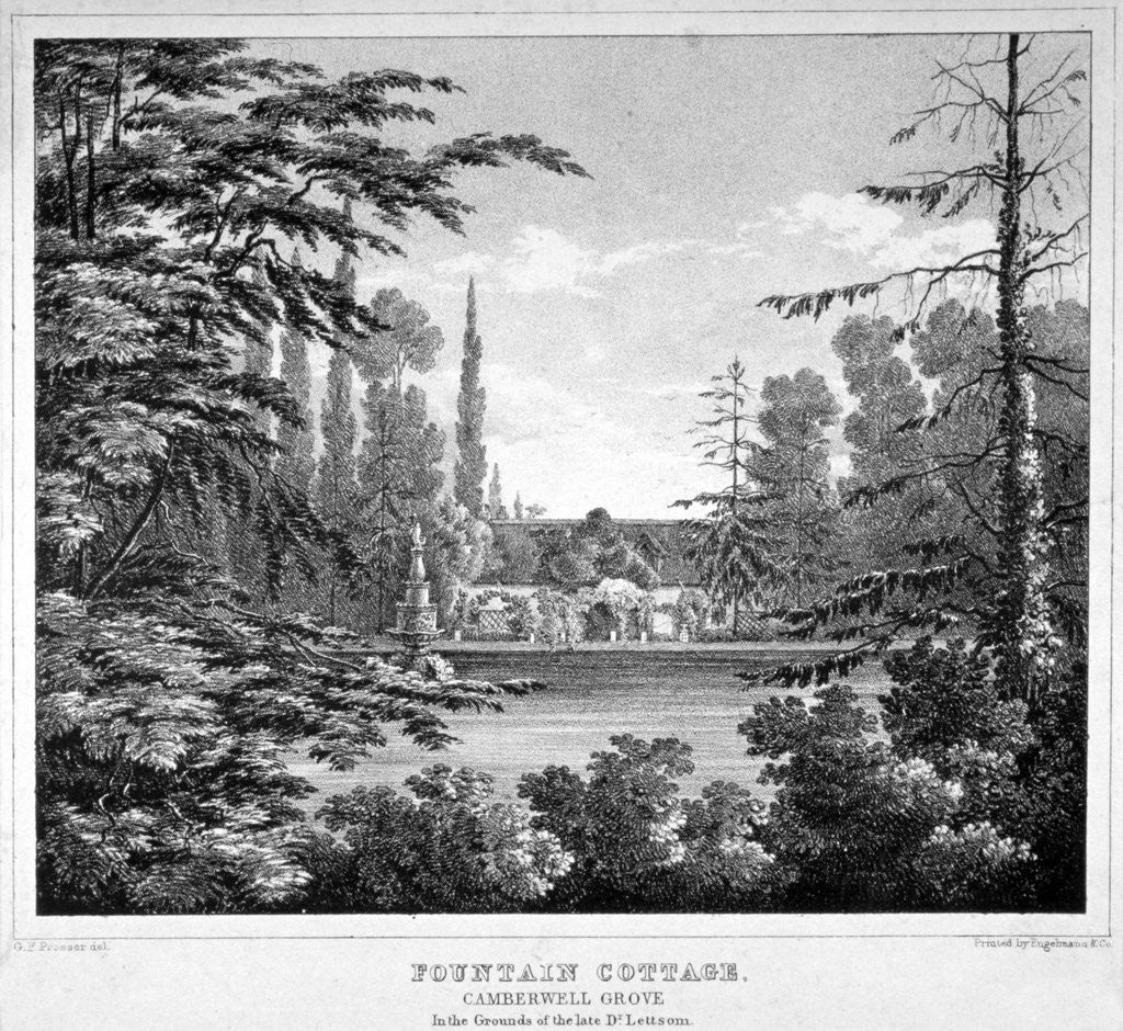 Detail of Fountain Cottage, Camberwell Grove, Camberwell, London by Anonymous