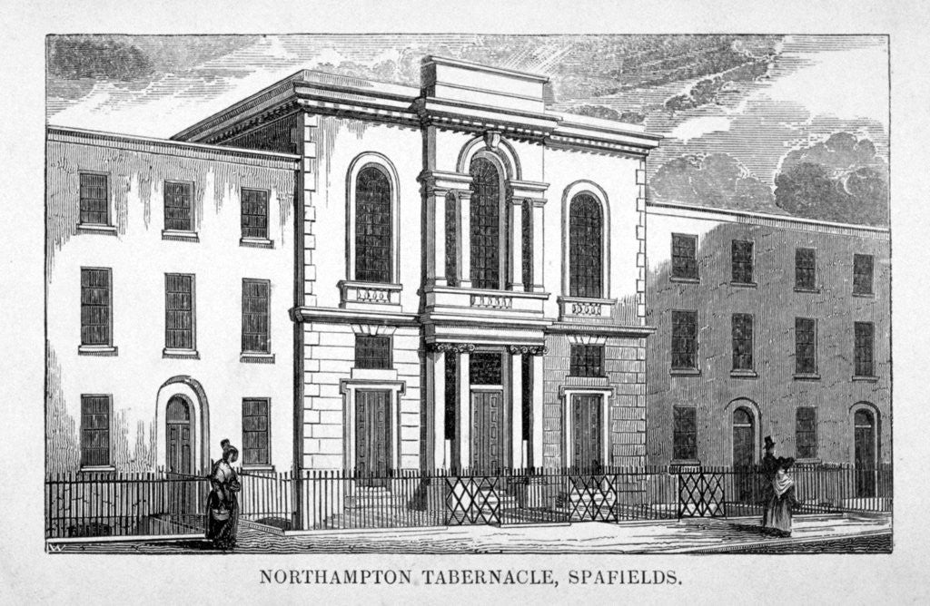 Detail of Northampton Tabernacle, Spa Fields, Finsbury, London by Anonymous