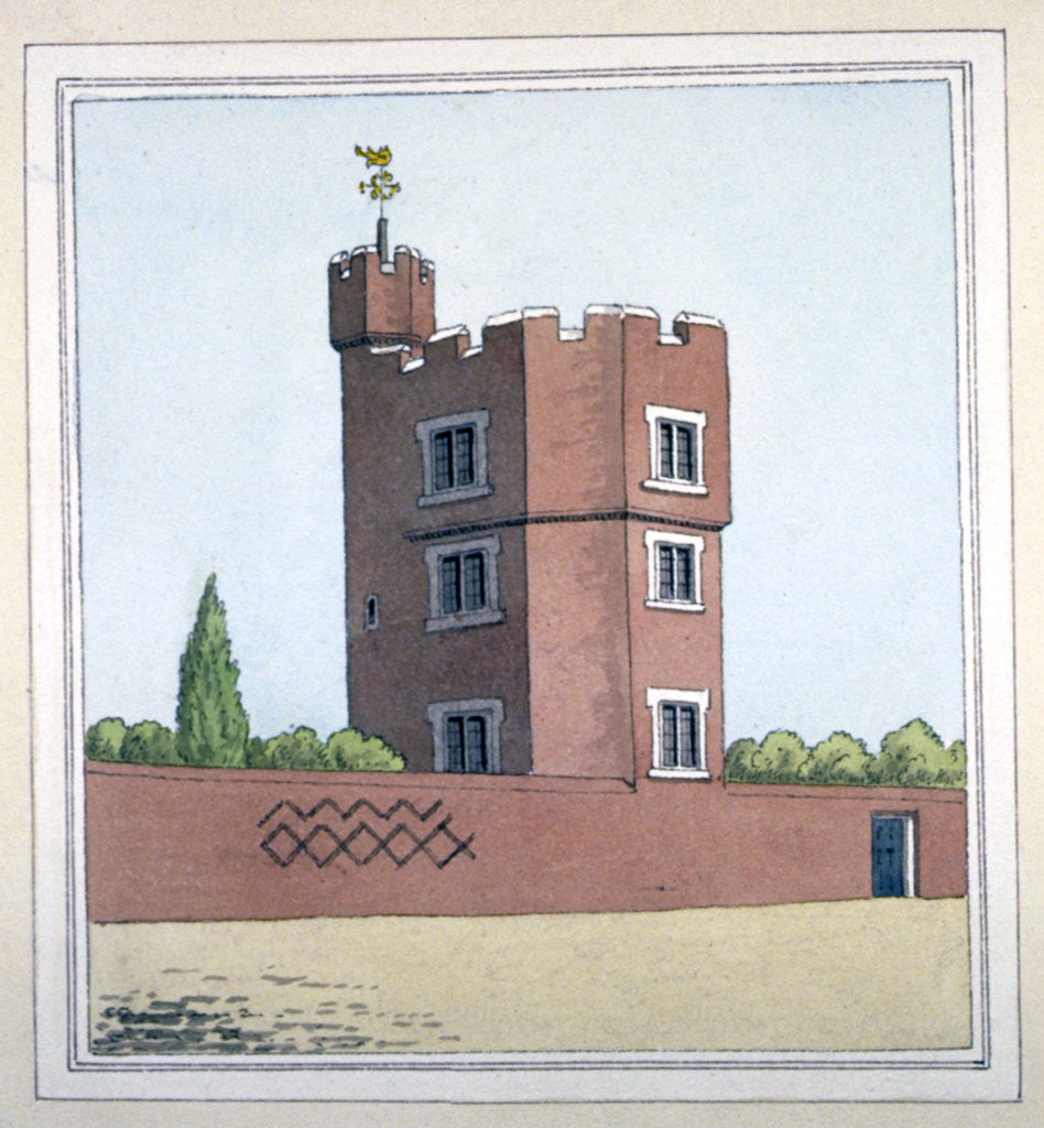 Detail of Lady Garret's Tower, Green Street House, East Ham, Newham, London by Anonymous