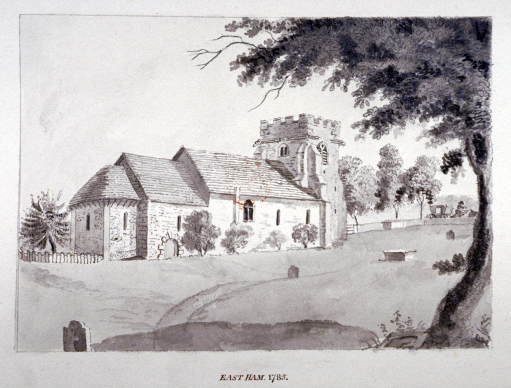 Detail of The Church of St Mary Magdalene, East Ham, Newham, London by Anonymous