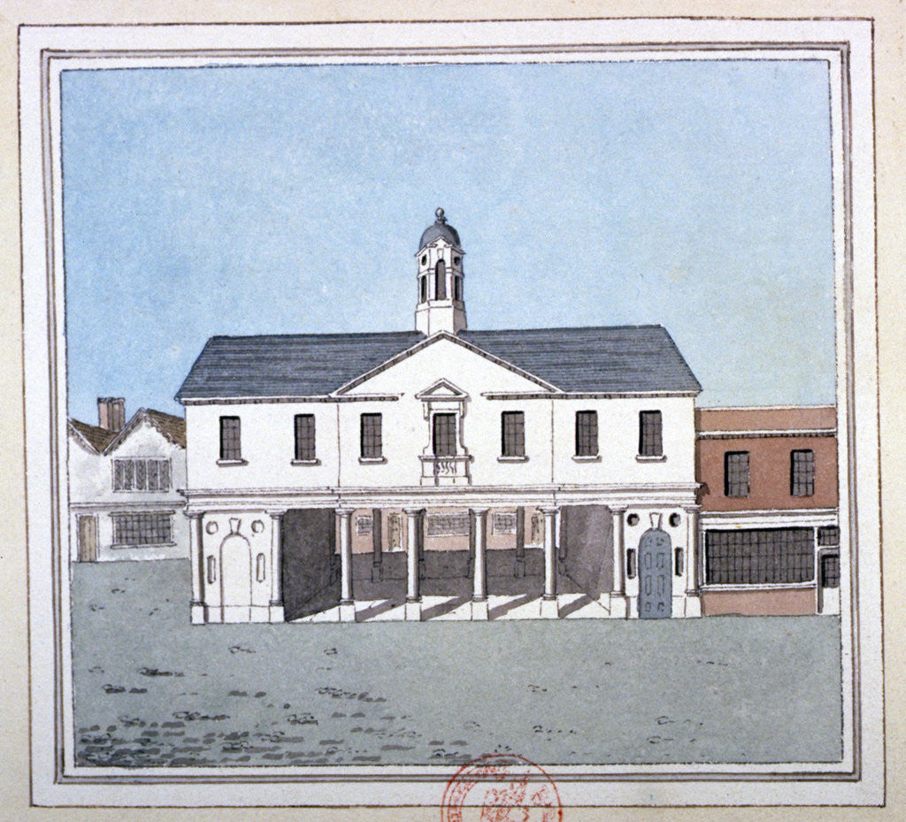 Detail of View of Romford Market House, Essex by Anonymous