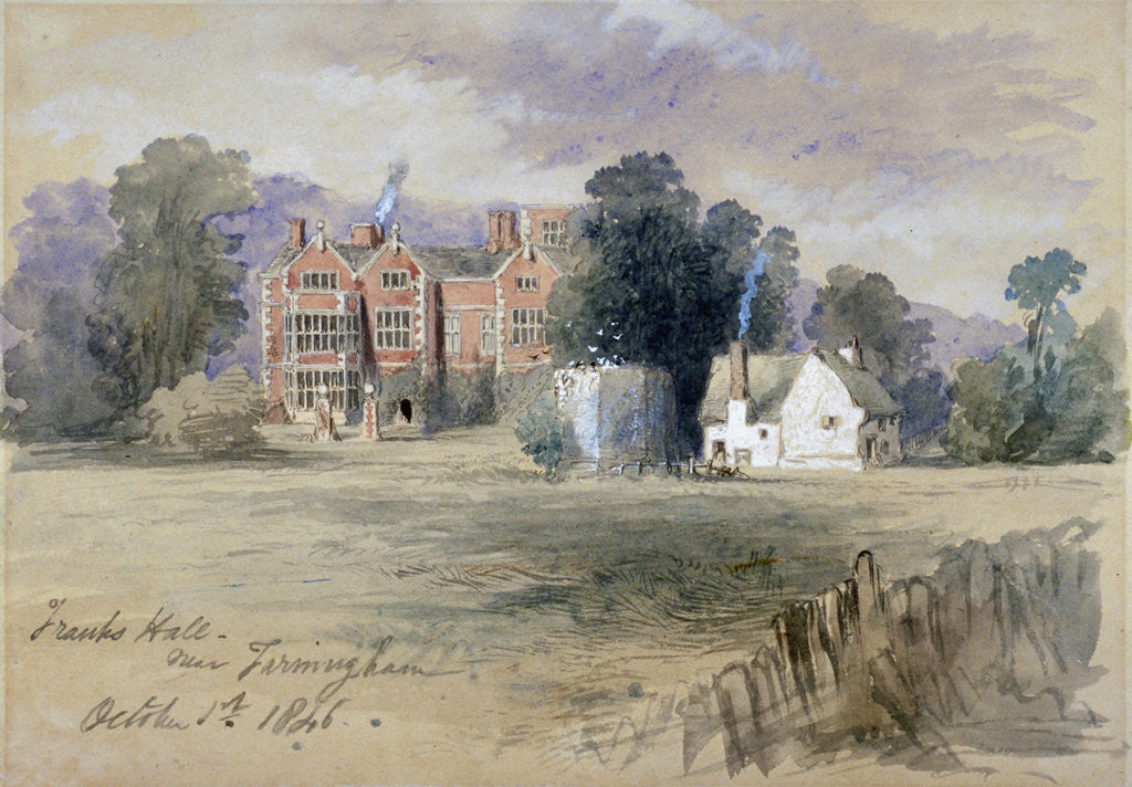 Detail of Frank's Hall near Farningham by Sir John Gilbert
