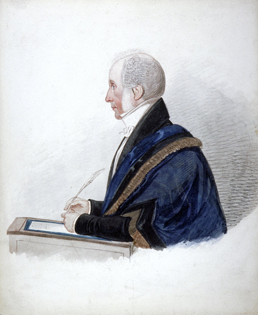Detail of Samuel Wilson, Lord Mayor 1838 by Richard Dighton