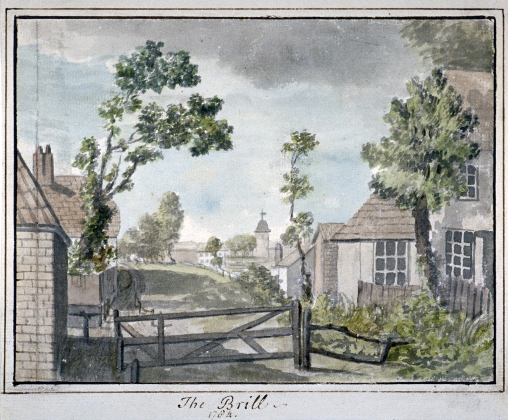 Detail of View of Brill House, St Pancras, London by Anonymous