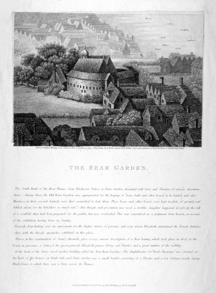 Detail of The Bear Garden, Southwark, London by Anonymous