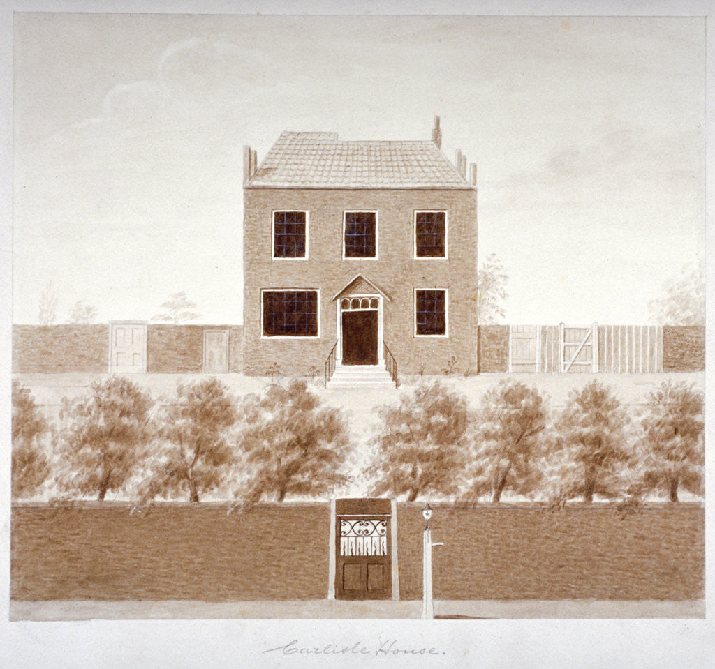 Detail of Carlisle House School, Westminster Bridge Road, Lambeth, London by Anonymous