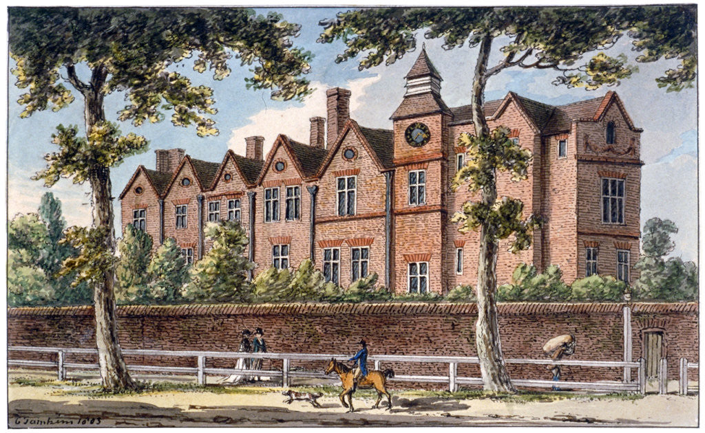 Detail of The Manor House, High Street, Marylebone, London by Charles Tomkins