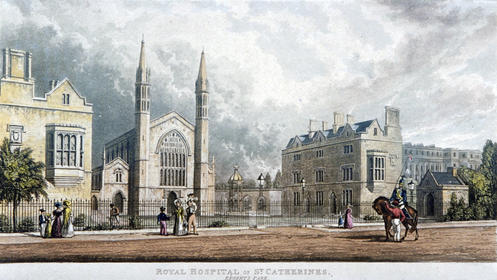 Detail of St Katherine's Hospital, Regent's Park, London by Anonymous