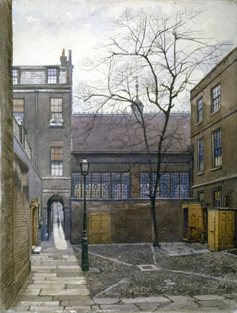 Detail of Barnard's Inn, London by John Crowther