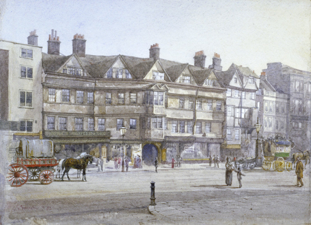 Detail of Staple Inn, London by John Crowther