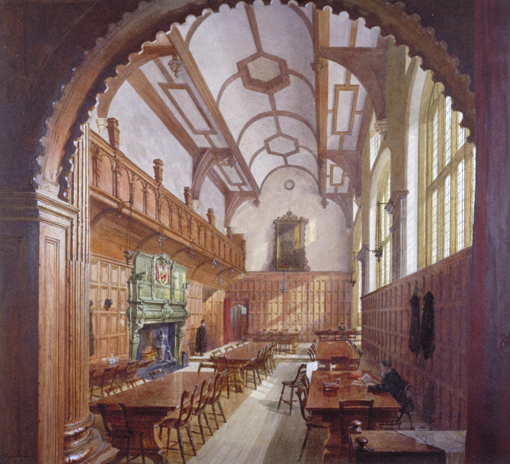 Detail of Great Hall, Charterhouse, London by John Crowther