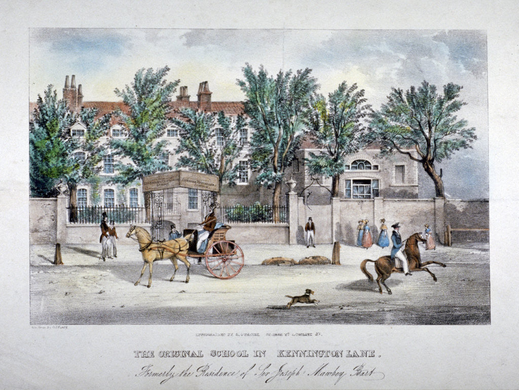 Detail of The Licensed Victuallers' School, Kennington Lane, Lambeth, London by GF Bragg