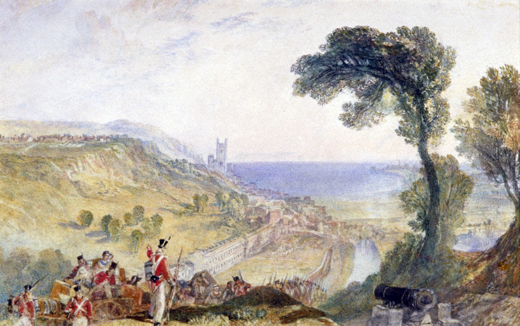 Detail of Hythe, Kent by JMW Turner