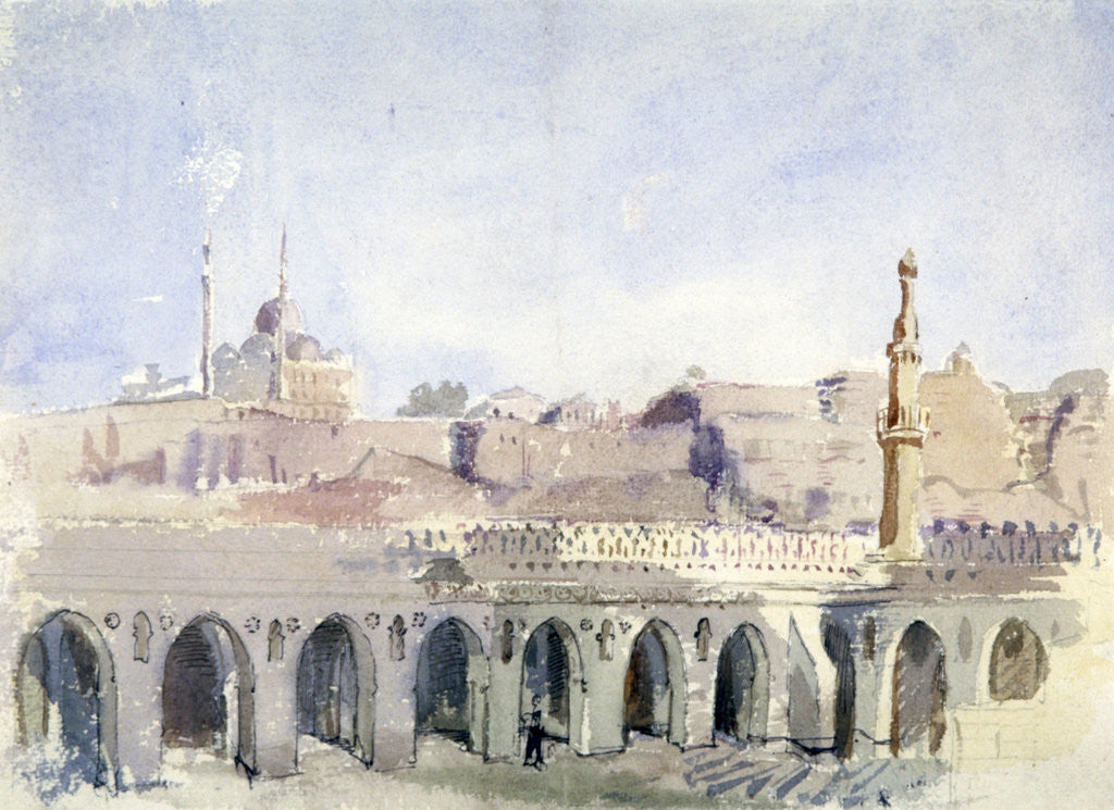 Detail of A Byzantine City by Anna Lea Merritt