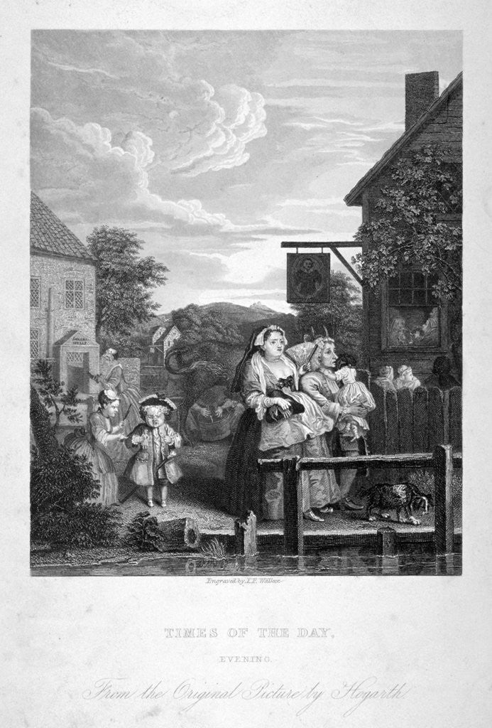 Detail of Evening by FF Walker